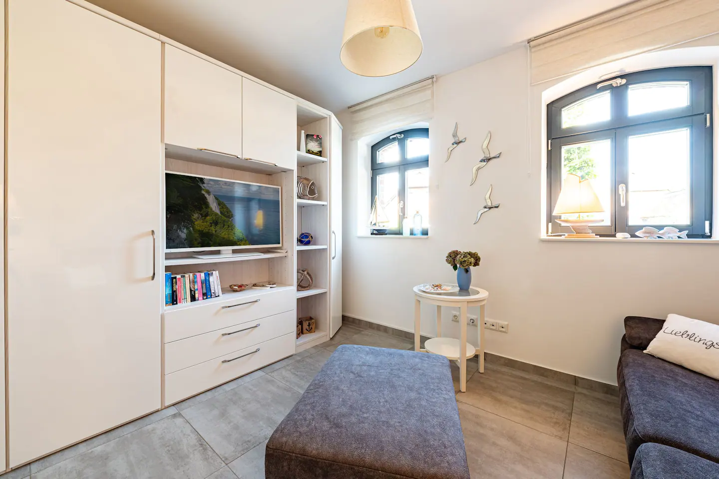 Schlafzimmer mit TV